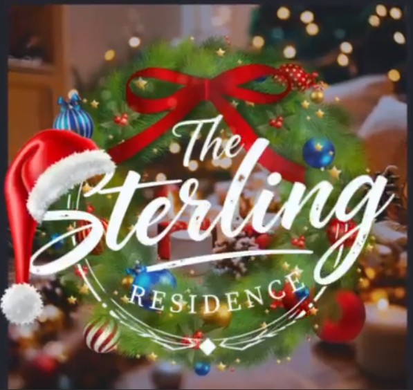 Holiday decor at The Sterling Residence